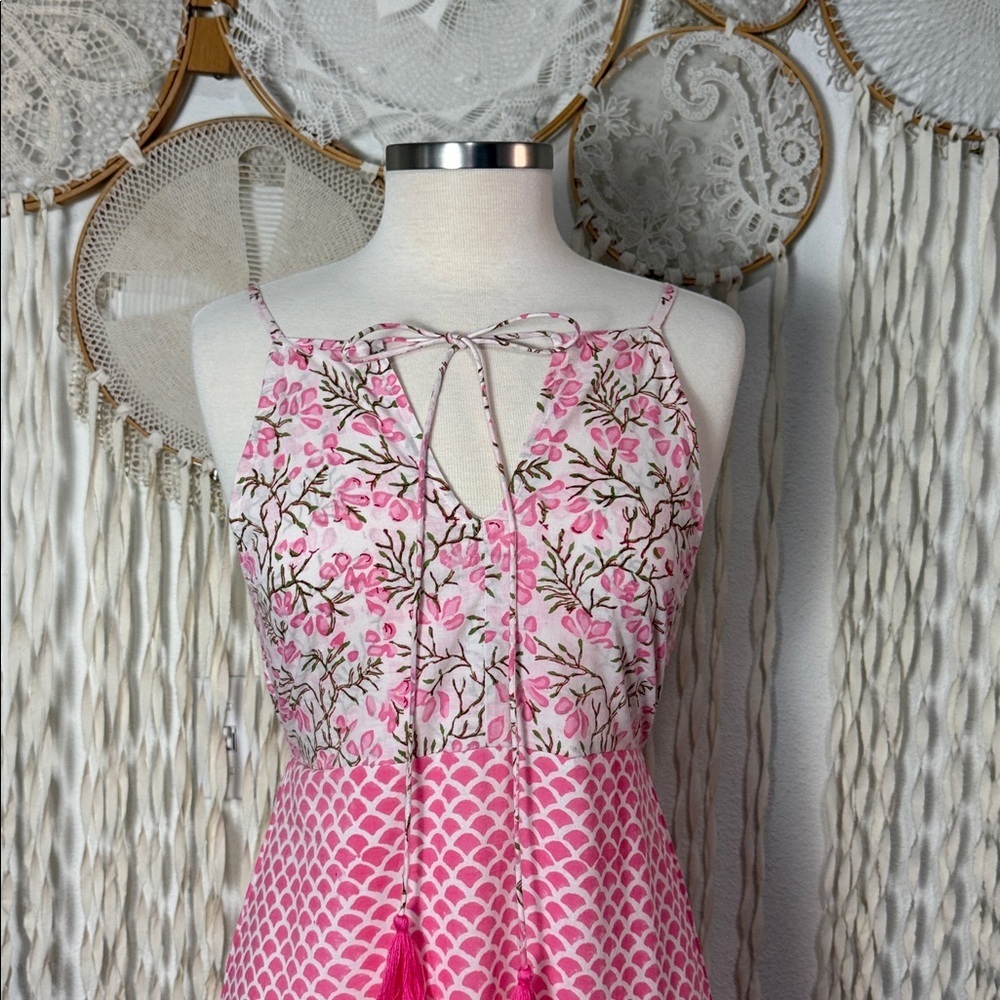 Jude Connally NWT Anita Woodblock Blossom Scallop Pink Size XS - Picture 4 of 12